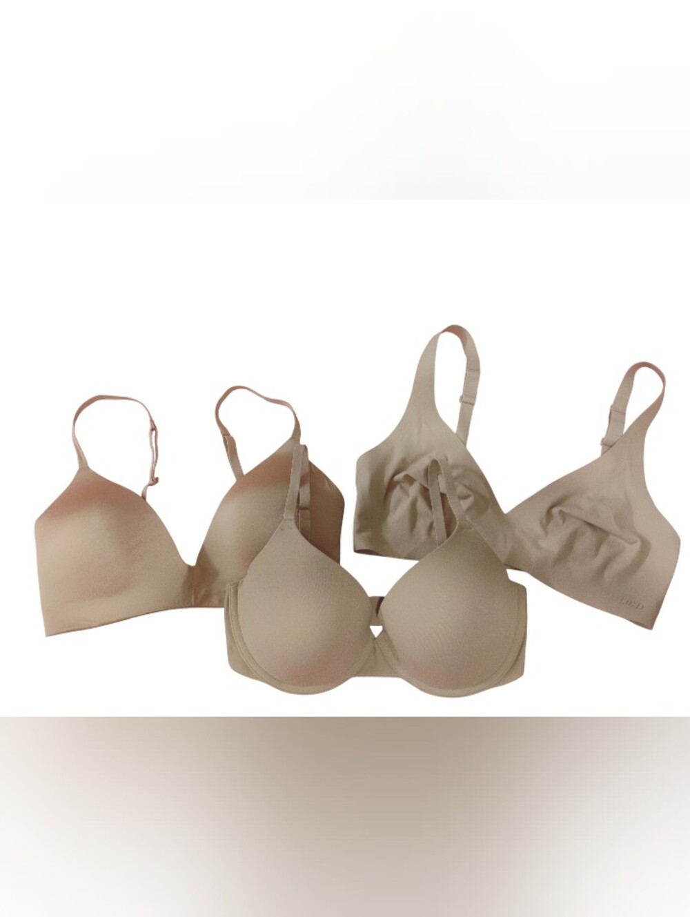 SKIMS COMPLETE SET OF 3 NUDE BRAS! Size 32D All NWOT!!!